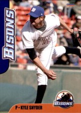 2009 Buffalo Bisons Choice #22 Kyle Snyder Sarasota Florida FL Baseball Card
