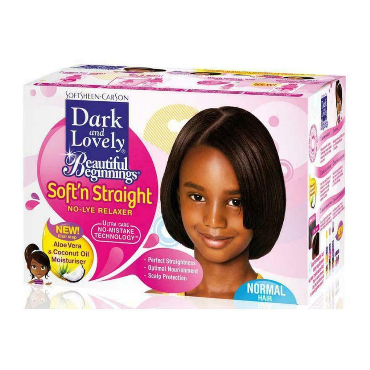 Dark and Lovely Beautiful Beginnings Soft'n Straight Relaxer (Normal)  (1 App