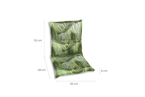 GO-DE Niederlehner-Auflage 100x50x6 cm palmy Sitzkissen Sitzpolster Sitzauflage - Bild 6 von 7