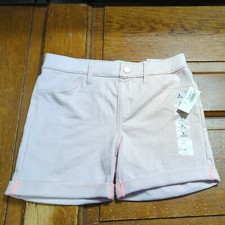 NWT OLD NAVY Adjustable Waist Stretch Pink Pull On Short Girls S: L 10-12 