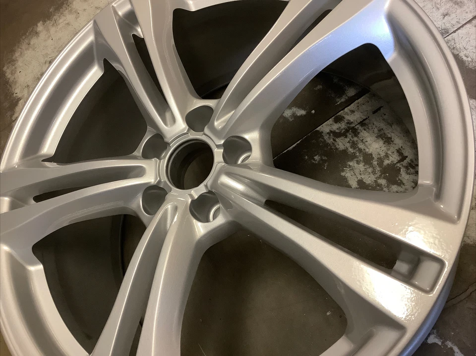 Audi S6 2013 2014 2015 16 2017 2018 58920 aluminum OEM wheel rim 20 x 8.5 Silver - Image 2 of 3