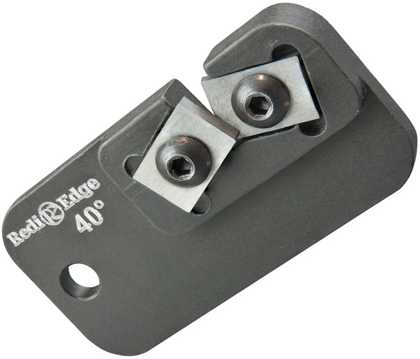Redi Edge Dog Tag 40 Gray Aluminum Double Edge Knife Sharpener 34025