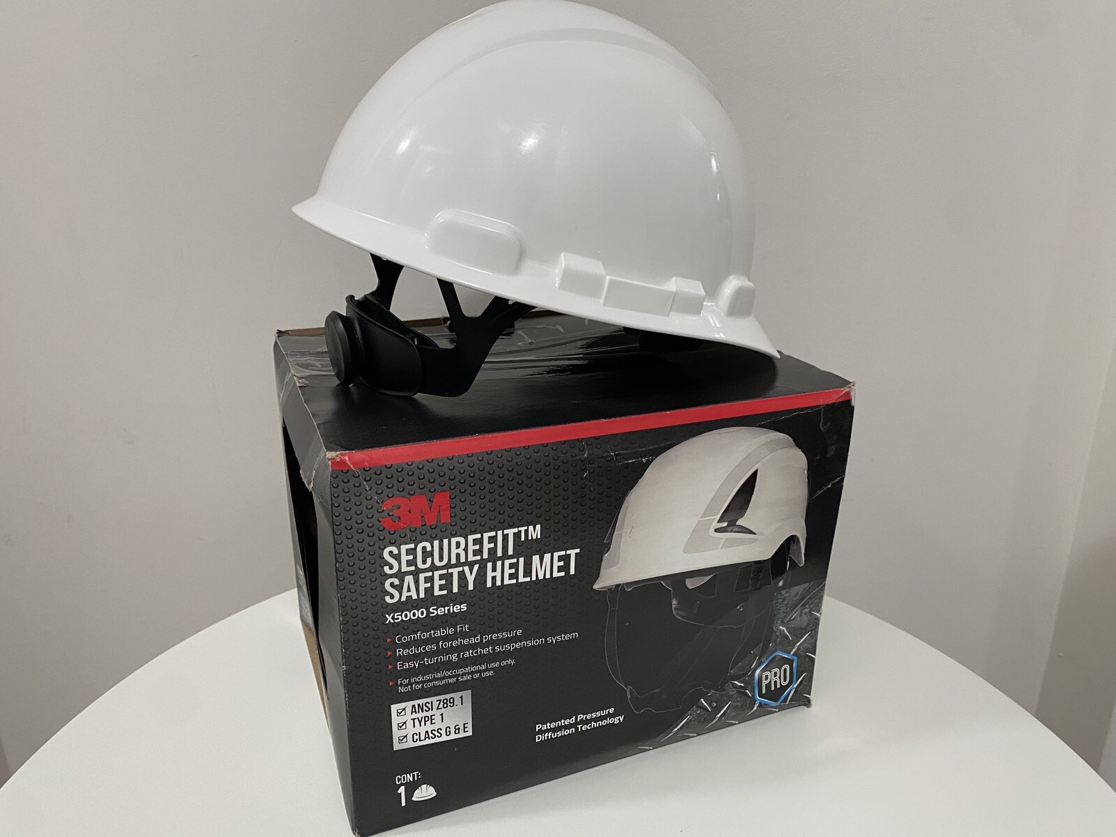 3M H-701R 4-Point Ratchet Hard Hat listing photo 4