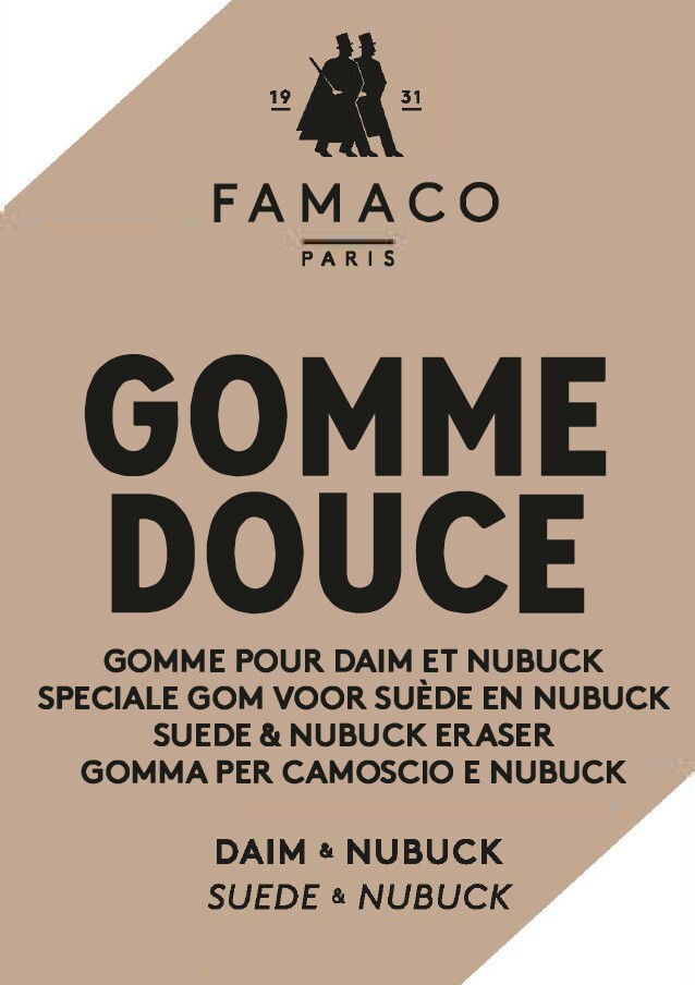 Famaco Suede & Nubuck Gum Delicate Shoes Cleaner Stain Remover Clothes Leather