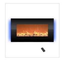 31" electric fireplace wall mount