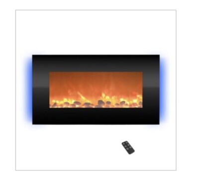 31'' electric fireplace wall mount
