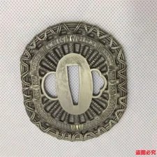 New Nice Alloy Carved Guard Tsuba For Japanese Sword Samurai Katana DIY Part
