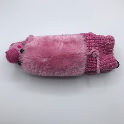 Keep Your Socks on! Anti-Skid Pink Faux Fur Size 4 - 10 NWT