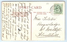 POSTCARD NORTHOP - PEN GWLADYS PENGWLADYS - FLINTSHIRE ADDRESS