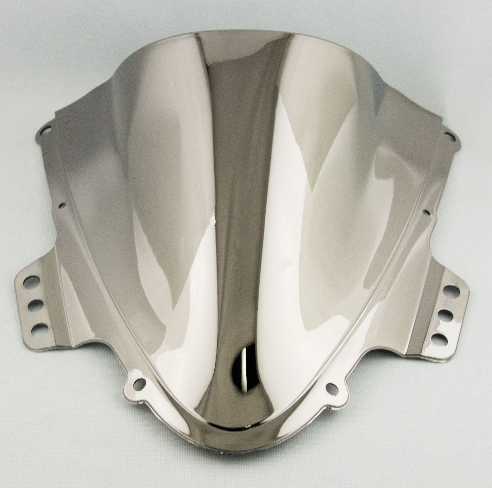 Bulle racing GSXR 1000 K5 chrome argenté déviation du vent maximale