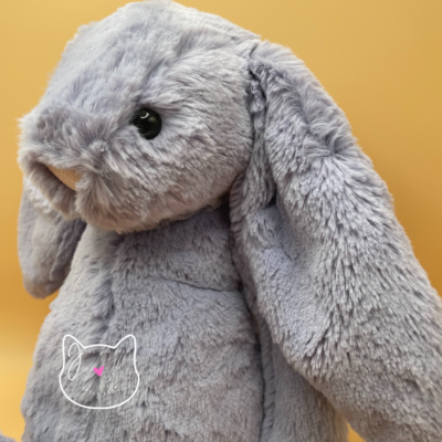 AUTHENTIC Jellycat ORIGINAL BASHFUL VIOLA BUNNY Medium New NWT