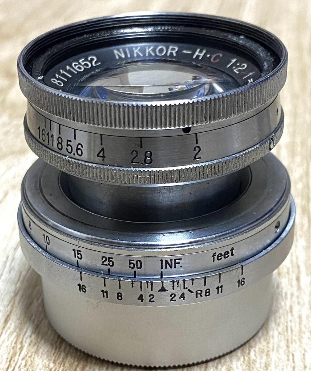Nippon kogaku NIKKOR-H・C 5cm F2 Repair: Nikkor-H.C 5cm f/2 (Blackbelt) | Richard Haw's