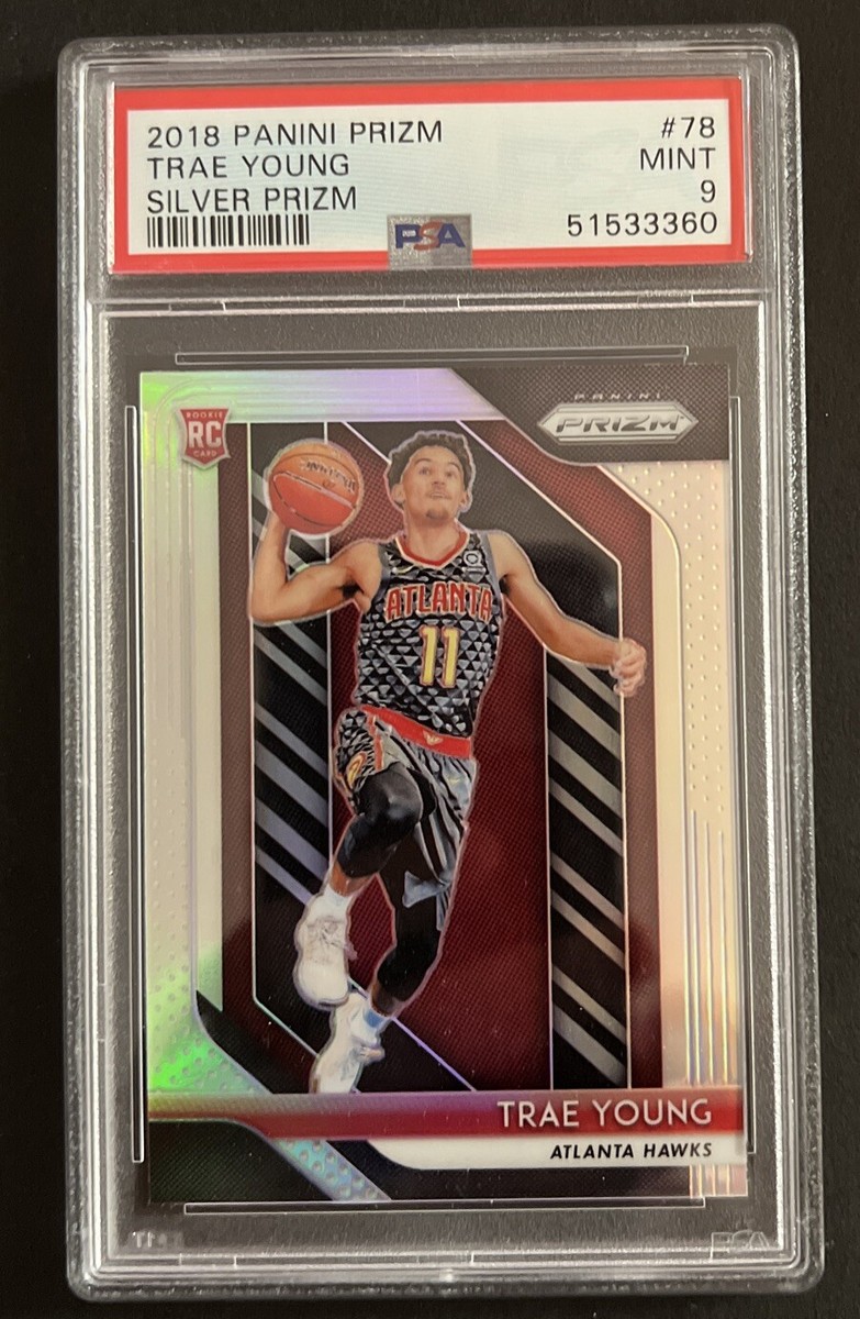 2018 Panini Prizm Trae Young Rookie Silver Prizm #78 PSA Mint 9 | eBay