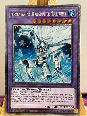 Elementar-HELD Absoluter Nullpunkt RA03-DE231 Platinum Secret Rare DE NM YUGIOH