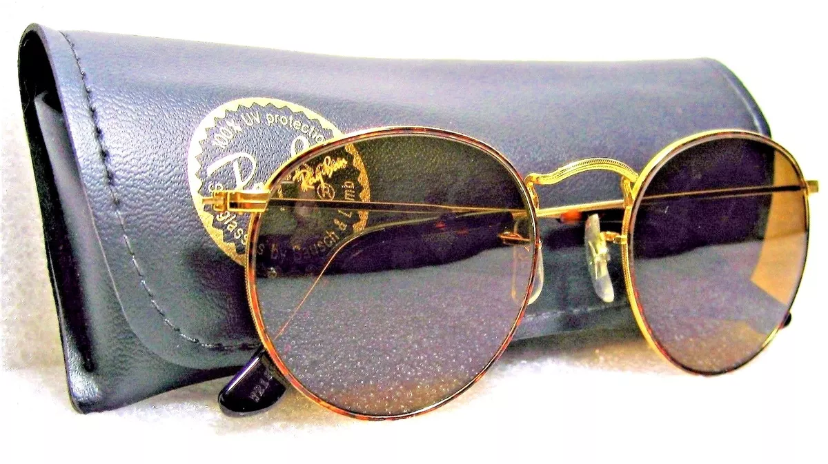 Ray Ban USA Vintage NOS B L Classic Metals Arista Tortuga W2186