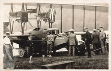 LP81 Aviation John Porte Curtiss Flying Boat America Airplane  RPPC Postcard