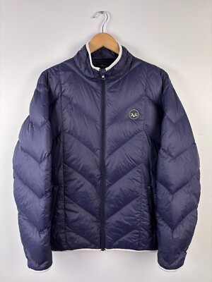 Mens Versace 1969 Lightweight Down Jacket Purple 19V69 Size L