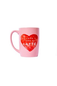Love You Latte Oversized Homemade Aisha Curry Mug Artisan Mug 15oz