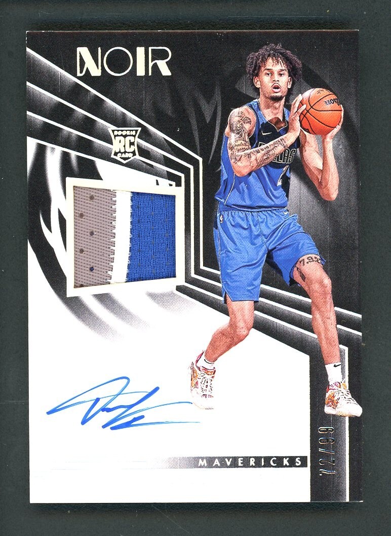 2023-24 Panini Noir #356 Dereck Lively II RPA RC Rookie Patch AUTO 72/99