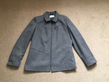 Ladies Light Weight Lined Jacket From Matalan. (size 16) - Grey/black.