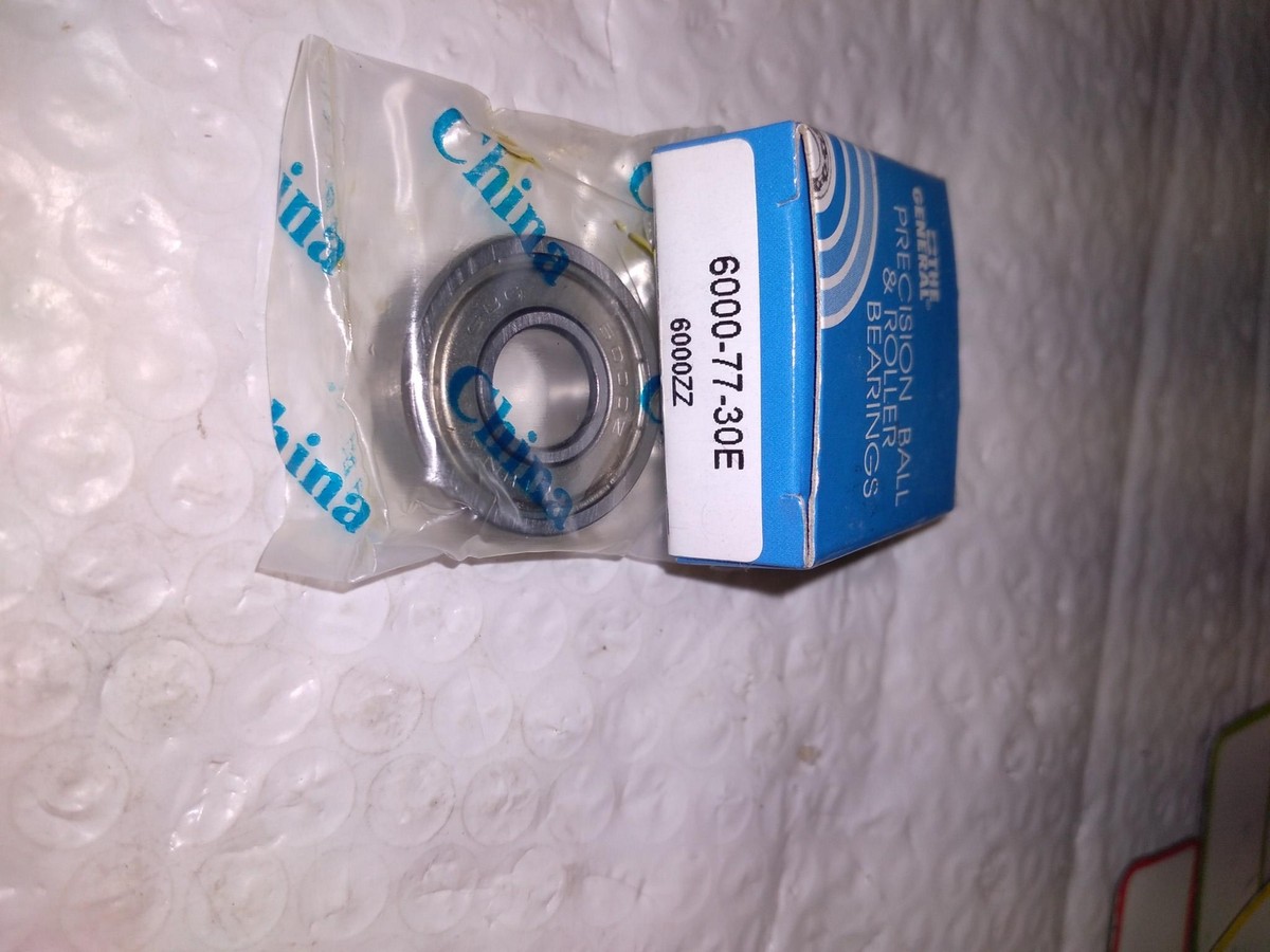 THE GENERAL PRECISION BALL & ROLLER BEARINGS 6000-77-30E 6000ZZ | eBay