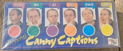 Jasper Carrotts Canny Captions Brettspiel 1994 urkomisch vollständig sehr guter Zustand