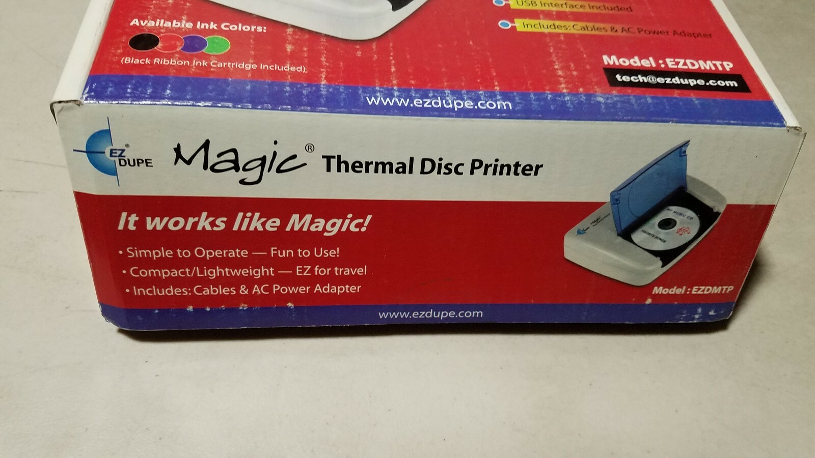 EZ DUPE Magic Thermal Disc Printer. eBay