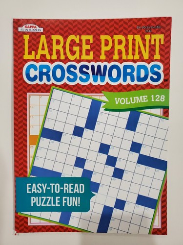 Large Print Crosswords Puzzle Books Kappa Games,Search,Hunt~ Pick up to 20 Vols - Imagen 22 de 123
