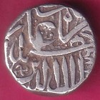 MUGHALS MOHD. AKBAR "swastika" MAHMUDI RARE SILVER COIN  #T26
