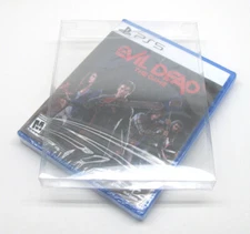 5x  CLEAR PLASTIC BOX PROTECTORS CASE For SONY PLAYSTATION PS5 CIB GAME