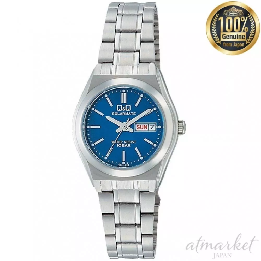 NEW CITIZEN Q Q Watch SOLARMATE Solar Power Analog Waterproof