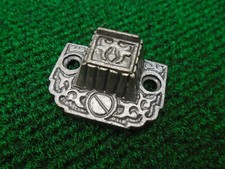 CIRCA 1880 CAST STEEL CABINET LATCH KEEPER 1 1/2" x 1 " BODY REPRO 33273