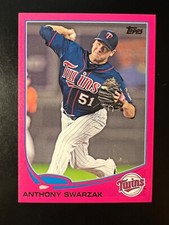 2013 Topps Update Pink #US209 Anthony Swarzak #'d 39/50 Twins
