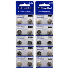 FREE SHIPPING FROM USA 20 AG12 LR43 LR186 V12GA 186 SR43 Alkaline Battery NEW 