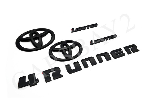 Overlay ! New 2014-2019 Toyota 4Runner Limited Black Emblem 4 Runner | eBay