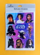 Vintage 1995 Hallmark Reward Stickers - Star Wars - 8 Sheets