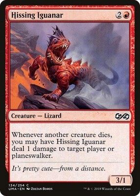 Hissing Iguanar 134 C Ultimate Masters Magic: The Gathering NM/M