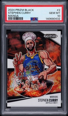 2024 PANINI PRIZM BLACK MANGA #2 STEPHEN CURRY PSA 10 | eBay