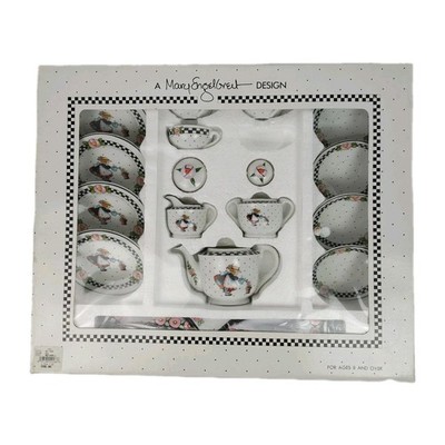 Mary Engelbreit Toy Tea set 16 pieces READ 1 Cup Missing