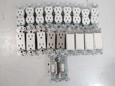 Leviton Electrical Outlets Receptacles Toggle Switches - Lot of 20