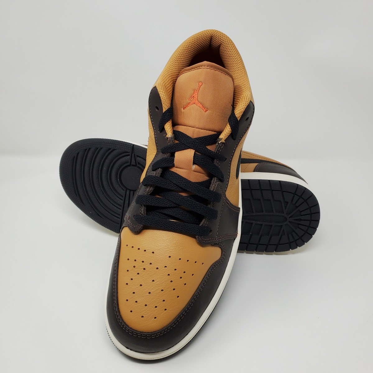 Nike Air Jordan 1 Low SE Shoes Flax Baroque Brown HQ3603-201 Men's