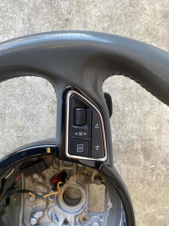 CONJUNTO VOLANTE CUERO TÉRMICO OEM GRIS 12-17 AUDI A6 A7 S6 S7 RS7 C7 Foto 3 de 4