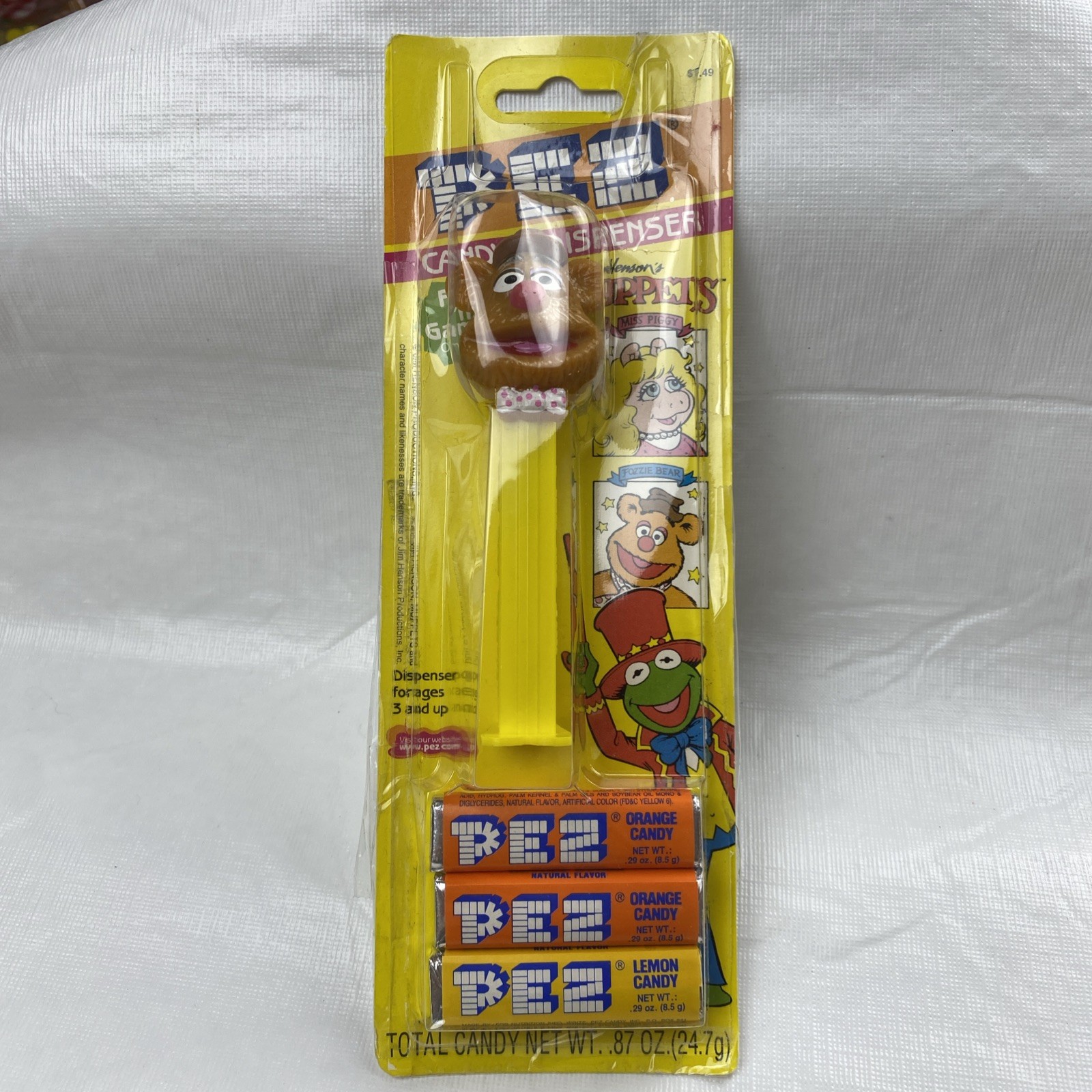 Vintage Muppets Fozzie Bear Pez Dispenser