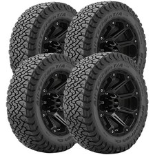 Qty 4 Lt28565r20 Bfg All-terrain Ta Ko3 127124s Lre Black Wall Tires