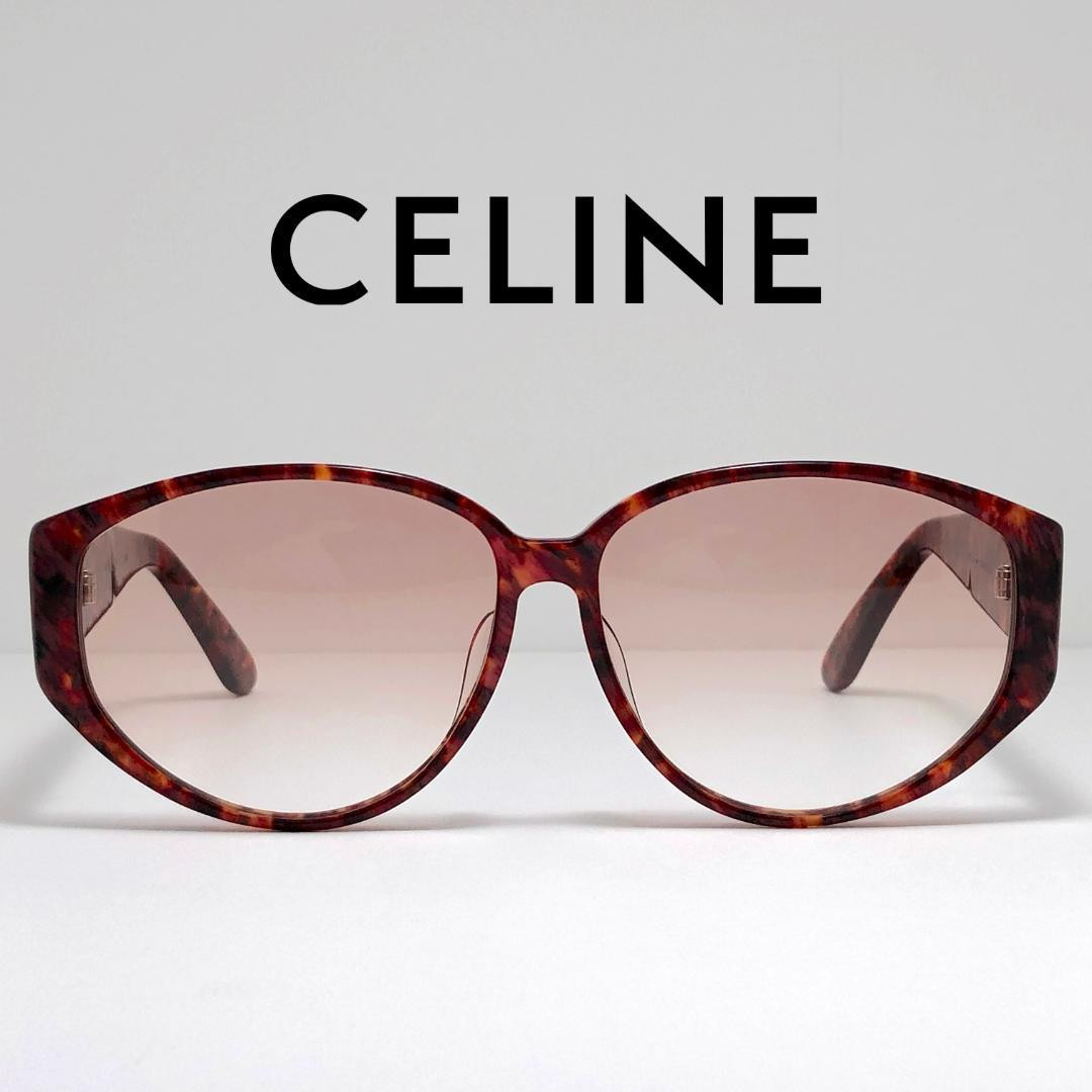 ◆ CELINE ◆ サイドロゴ ヴィンテージビッグサングラス Celine Side Logo Vintage Big Sunglasses Vintage Luxury