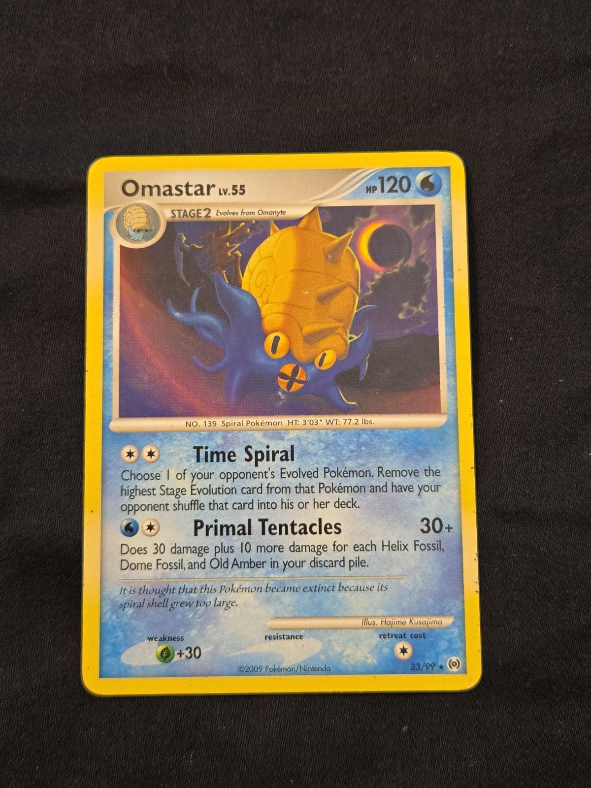Omastar 23/99 Arceus Regular MP