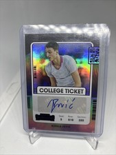 2022-23 Chronicles Draft Picks Nikola Jovic College Ticket Purple Auto RC #/49