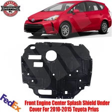 New Front Engine Center Splash Shield Under Cover For 2010-2015 Toyota Prius