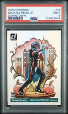2024 Panini Donruss Downtown! Michael Penix JR. #14 PSA 9