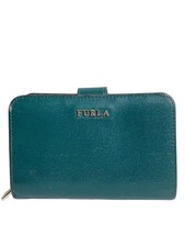 FURLA Bi-fold Wallet -- GRN Plain Women's